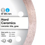 Круг алмазний вiдрiзний 1A1R 125x1,4/1,0x10x22,23 Hard ceramics