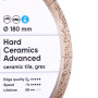 Круг алмазний вiдрiзний 1A1R 180x1,4/1,0x8,5x25,4 Hard ceramics Advanced