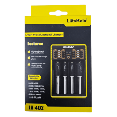 Зарядна станція LitoKala Lii-402 (Під будь який акумулятор)