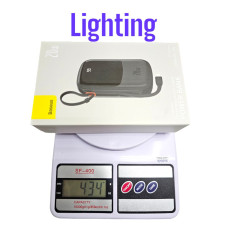 Павербанк Baseus Qpow Pro Power Bank 20000mAh 20W IP (кабель АЙФОН)