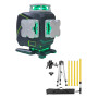 Лазерний рівень Huepar S04CG Ultimate Edition + штанга Yellow 3.7м