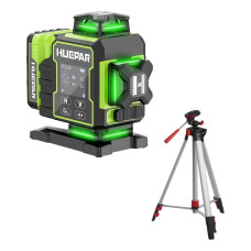 Лазерний рівень Huepar W04CG Pro Phantom + штатив Professional 1.5м