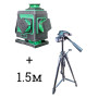 Лазерний рівень DELTA 4D 16GLD 360 + штатив Professional 1.5м