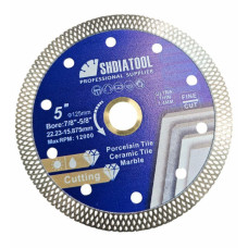 Відрізний алмазний диск DIA Ceramics PRO 125x10x1.4x22.23-15.875 (вишиванка)