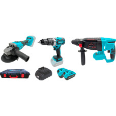 Набір акумуляторних інструментів Grand №3 (МШУ-20BL/PRO+ДА-20/13UBL+ПА-20/26 BL)